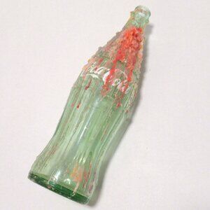 Vintage drip candle Coke bottle